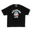 BAPE x Mr. College Tee Black