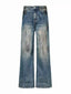 ShineNest Y2K Washed Wide Leg Jeans