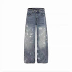 Y2K Vintage Washed Wide Leg Jeans Men’s Streetwear Baggy Denim Pants