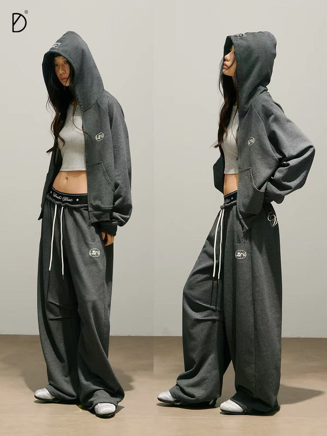 ShineNest Wide Leg Street Pants Hover Image