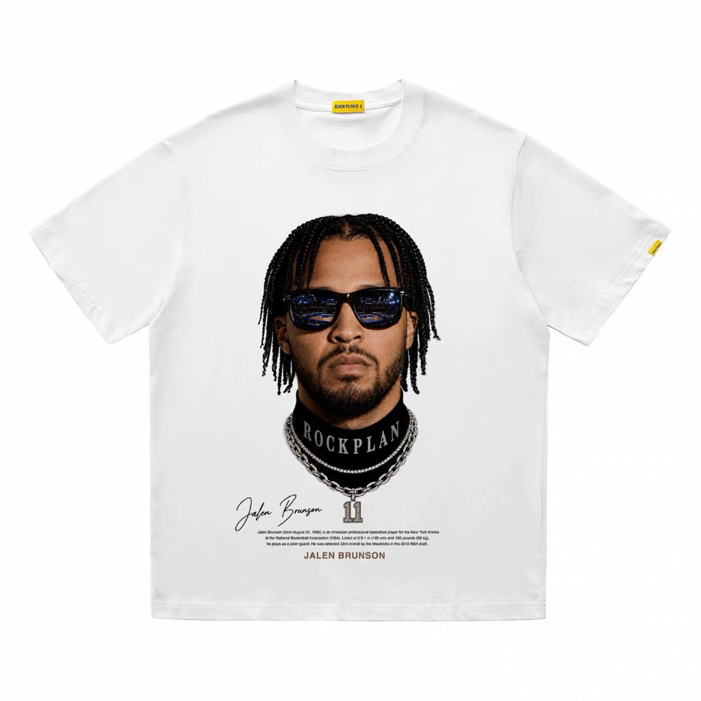 ShineNest Vintage Portrait Graphic Oversized T-Shirt