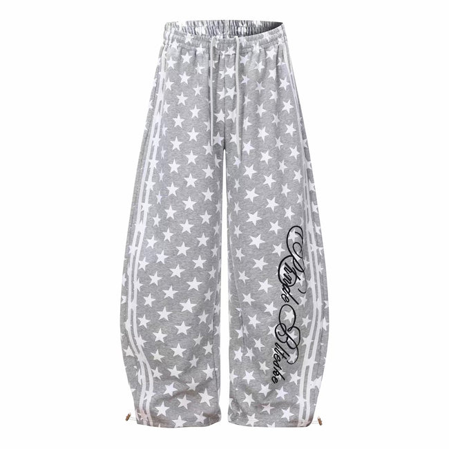 ShineNest Y2K Star Print Track Pants Main Image