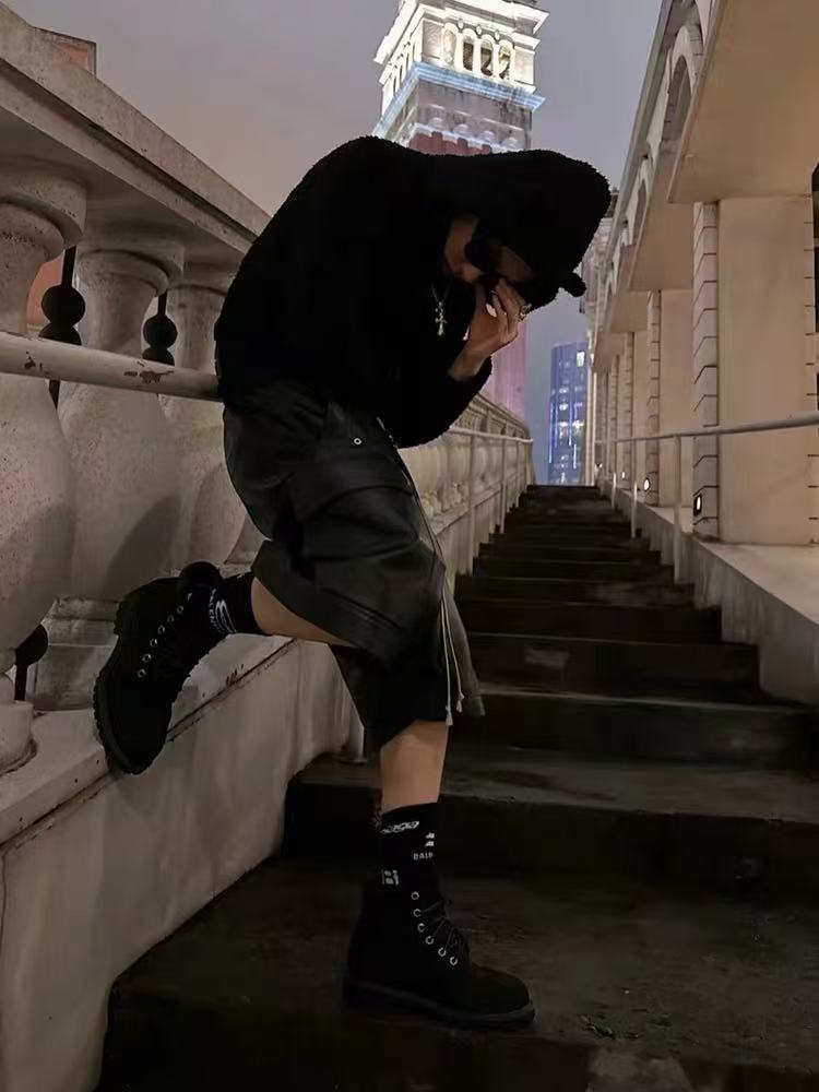 ShineNest Techwear Cargo Shorts