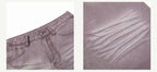 ShineNest Vintage Washed Baggy Jeans