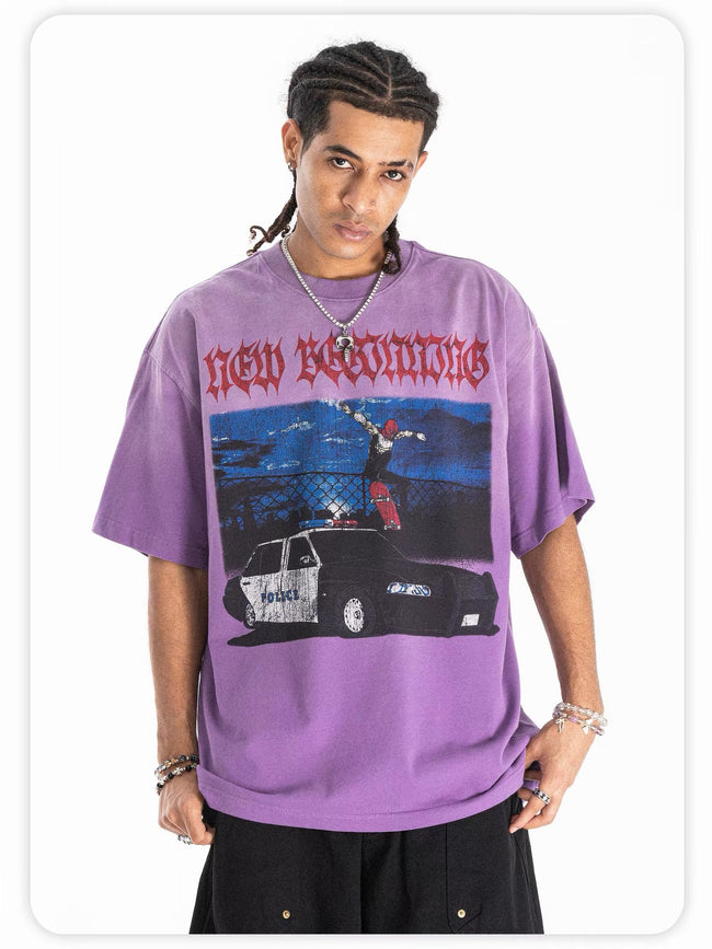 ShineNest Dark Graphic Tee Hover Image