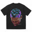 ShineNest Colorful Portrait Graphic Streetwear Tee