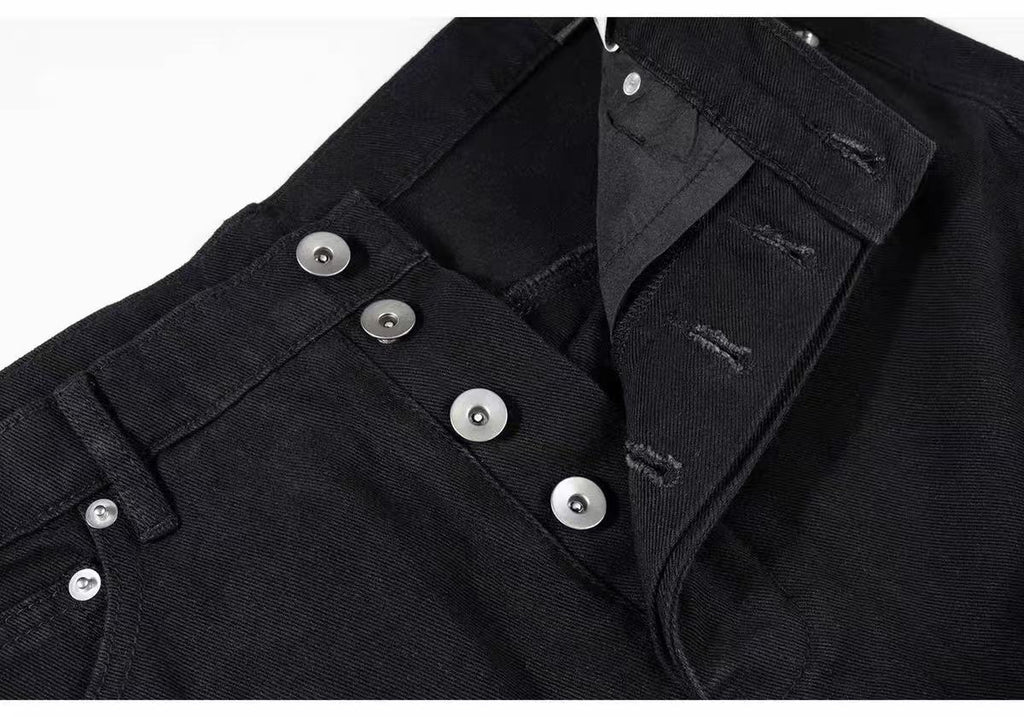 Women’s Black Zipper Flare Pants | Y2K High Waist Slim Fit Bell Bottom Trousers