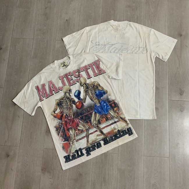 Graphic Print Oversized T-Shirt Streetwear Casual Top Hover Image