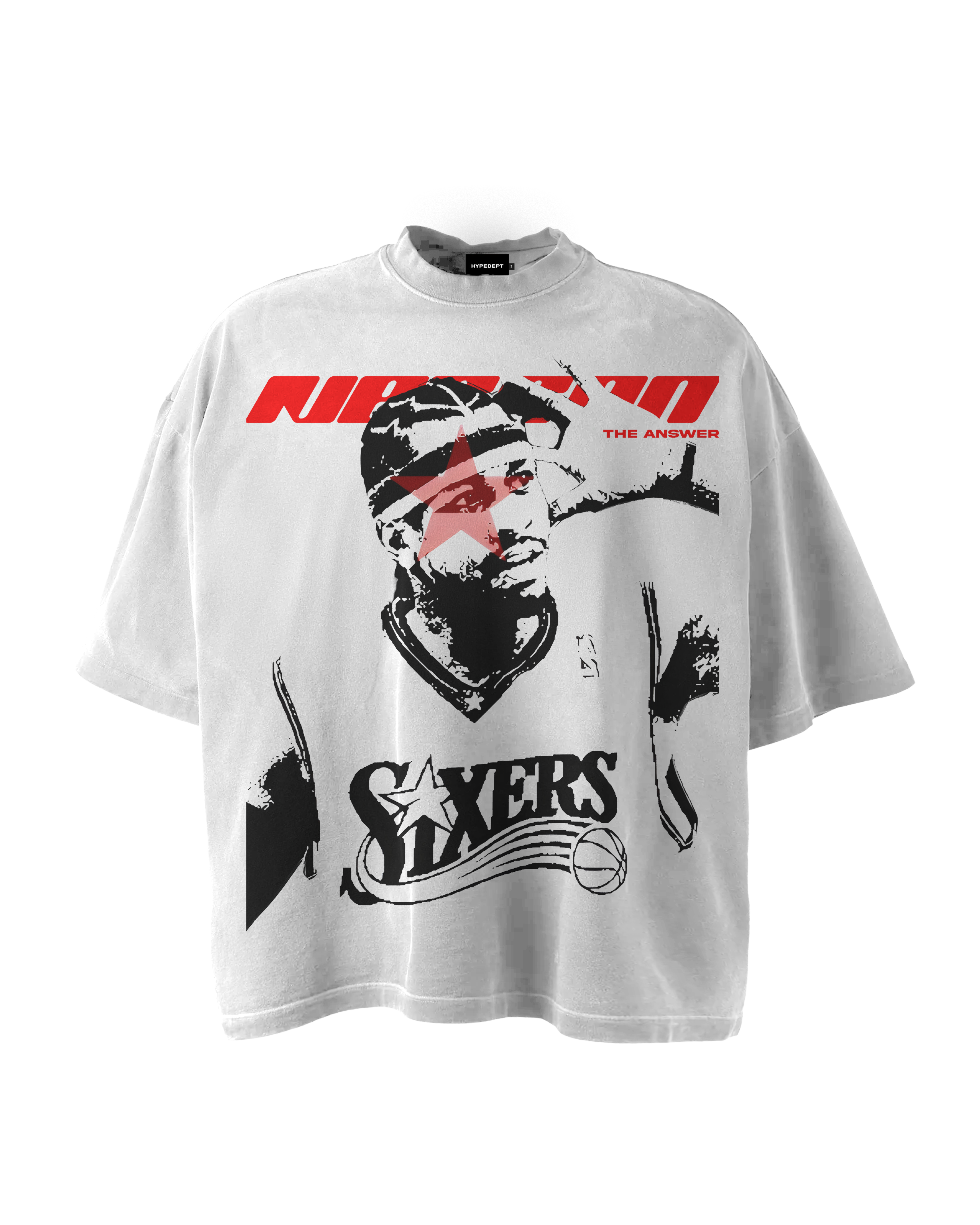 ShineNest Vintage Basketball Graphic Oversized T-Shirt – Retro Streetwear Cotton Tee