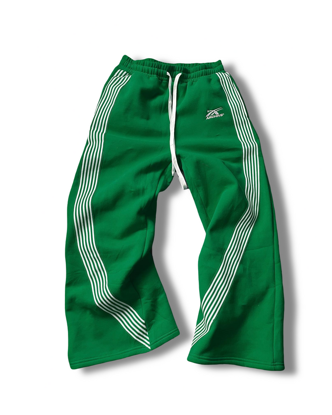 ARCHIVE ESSENTIAL WIDELEG SWEATPANTS GREEN Main Image