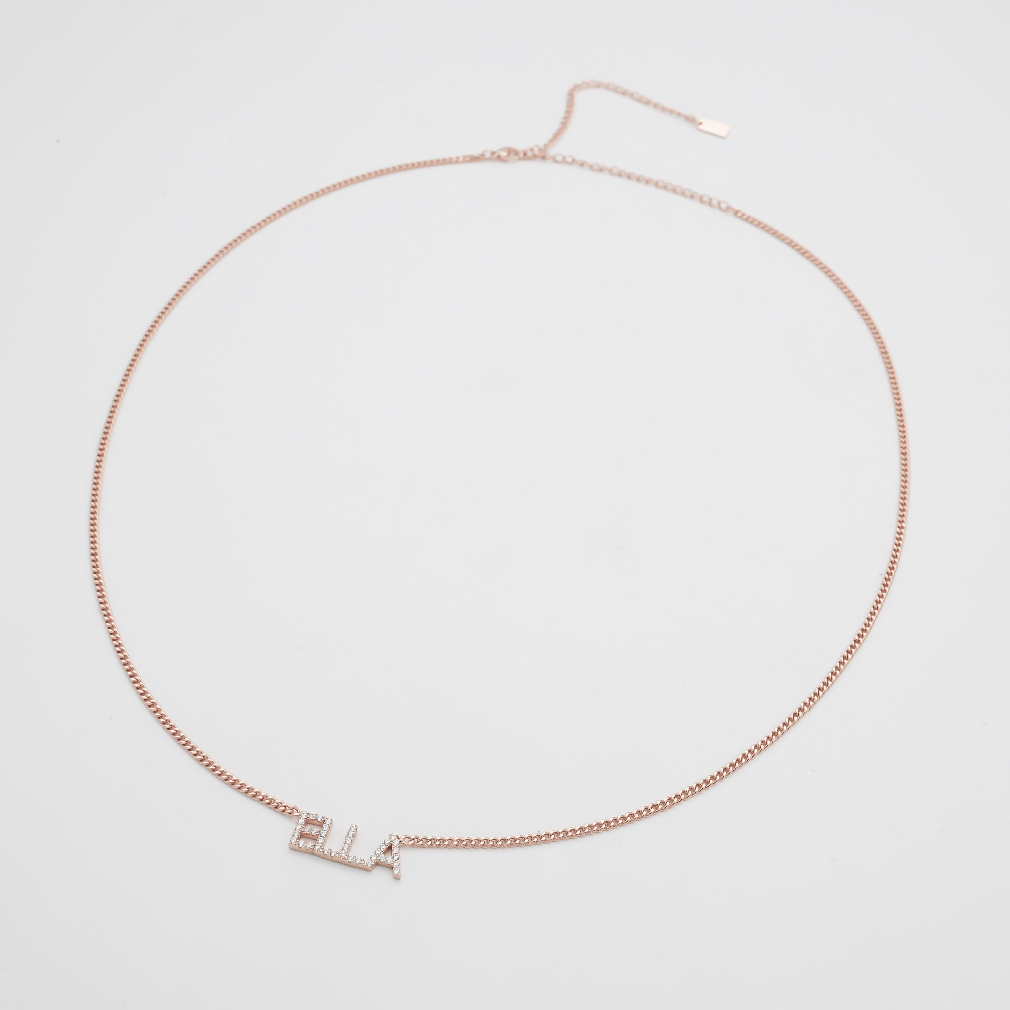 Olympia Pave Name Belly Chain