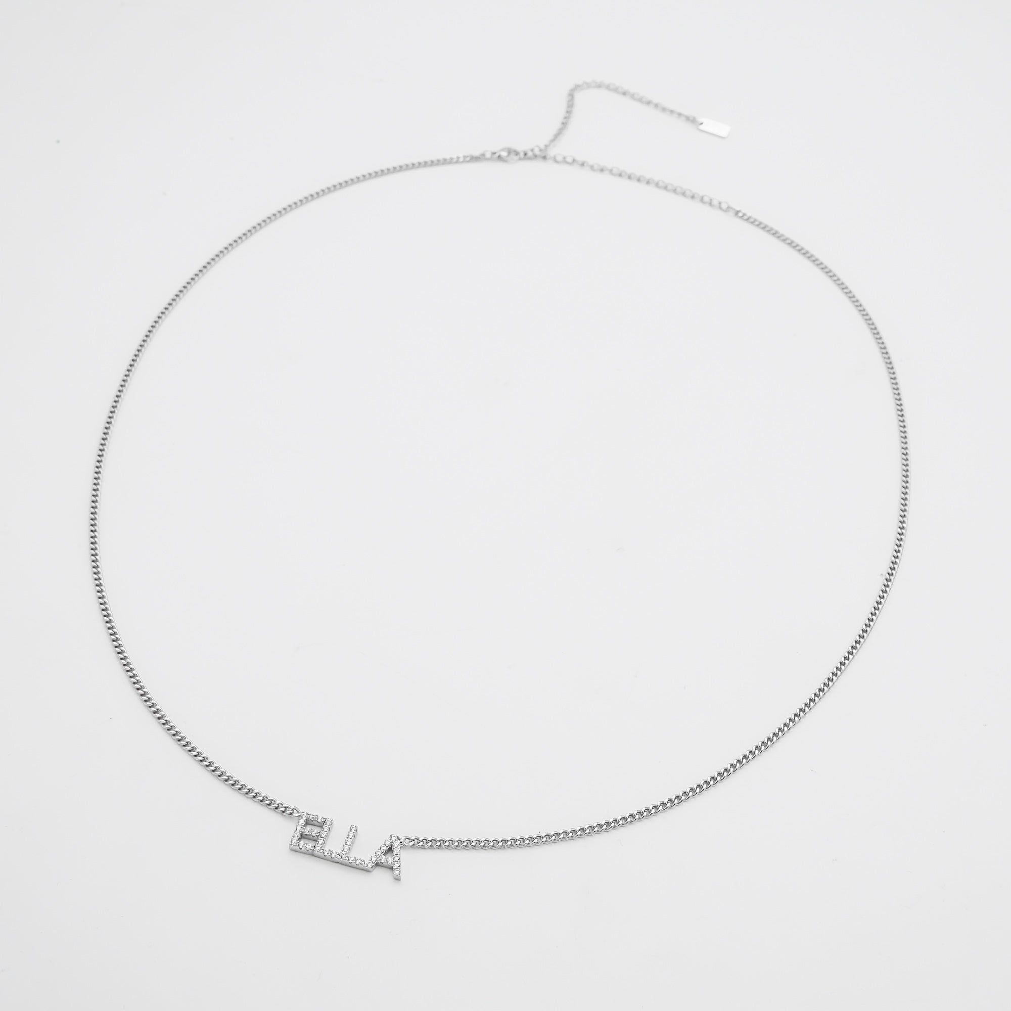 Olympia Pave Name Belly Chain