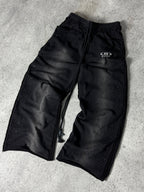 ARCHIVE ONYX RHINESTONE SWEATPANTS - BLACK