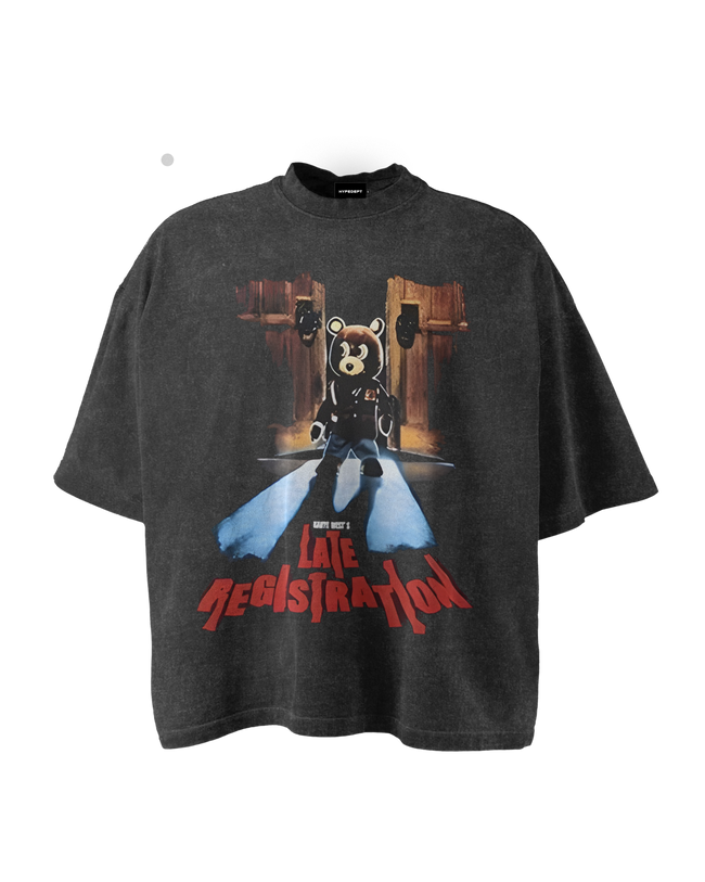 'LATE REGISTRATION' GRAPHIC TEE Hover Image