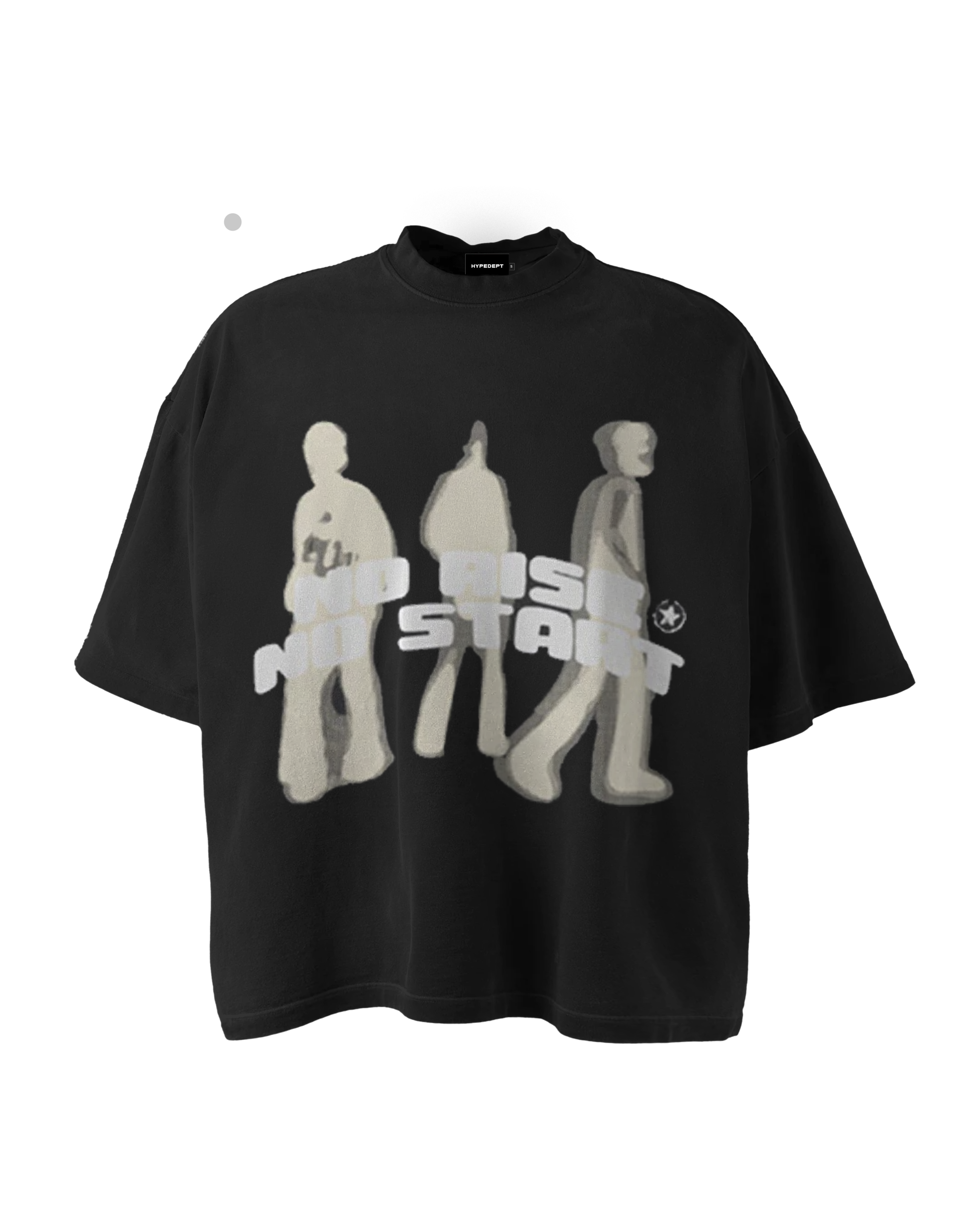 ShineNest Oversized Abstract Graphic T-Shirt – Vintage Streetwear Cotton Tee