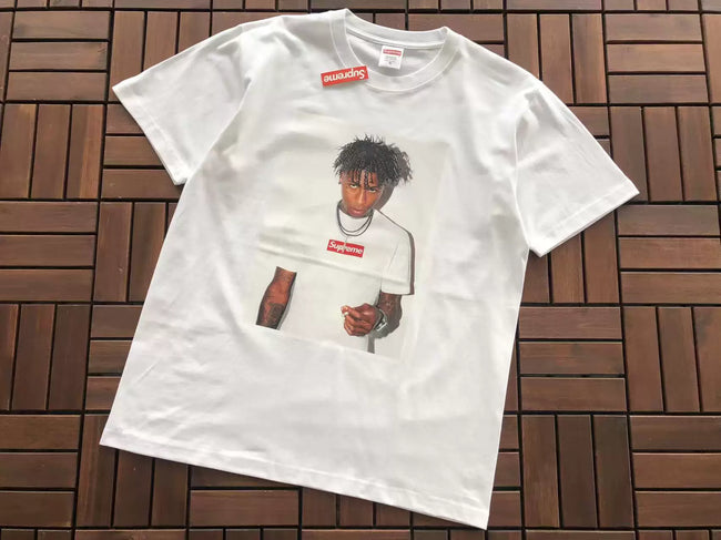 Supreme x NBA YoungBoy Photo T-Shirt - White Hover Image