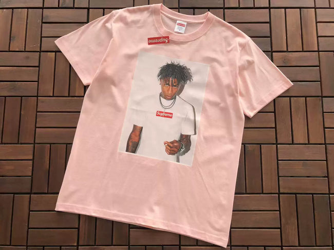 Supreme x NBA YoungBoy Photo T-Shirt - Light Pink Hover Image