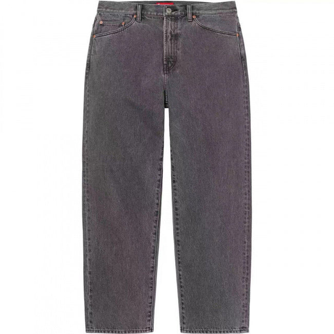 Supreme Washed Denim Jeans - Black / Grey Hover Image