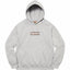 Supreme Box Logo Hooded Sweatshirt - Heather Grey / Plaid