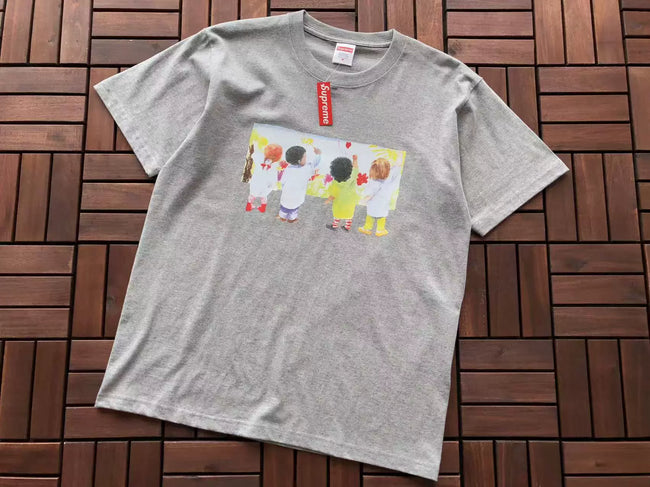 supreme / Thrasher Skyline Tee Heather Grey Hover Image
