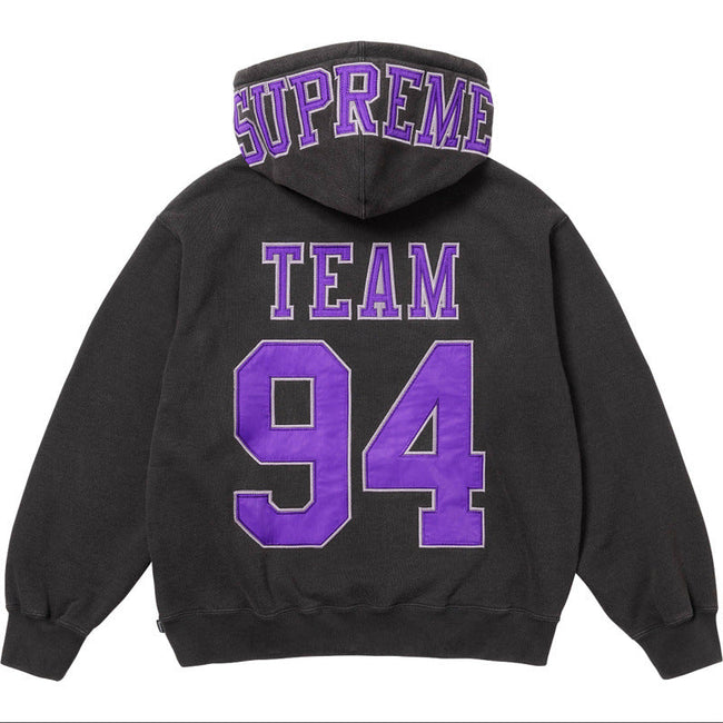 Supreme Team 94 Hooded Sweatshirt - Black / Purple Hover Image