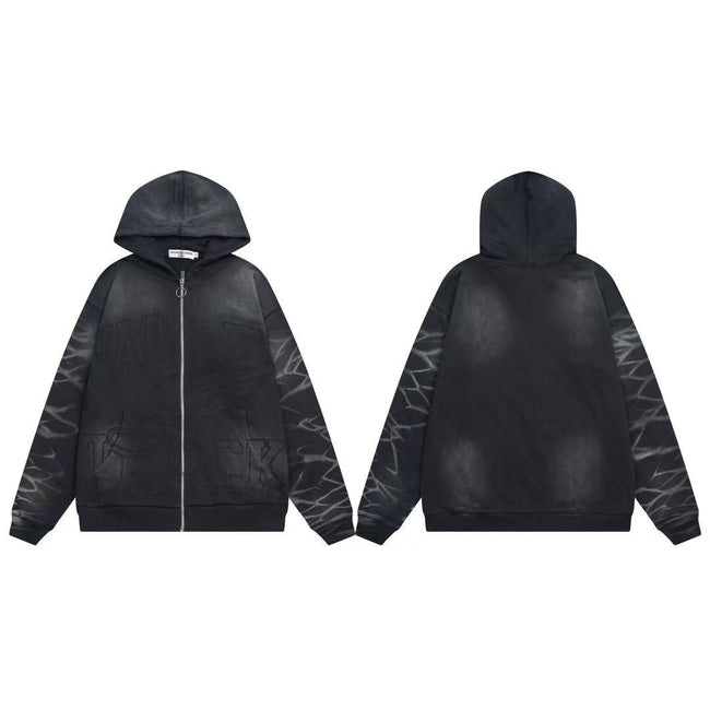 Vale Forever Vintage Wash All-Over Print Full-Zip Hoodie Hover Image
