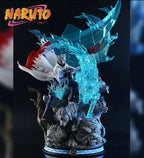 Bandai | 23cm Pvc Naruto Gk Anime action Figure Hatake Kakashi toy Figure Statue Ornament Collection Model Decora Figurine Christmas gift