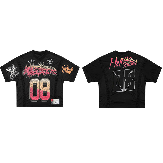 HELLSTAR 08 Graphic Football Jersey Hover Image