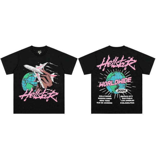 HELLSTAR Worldwide 2024 Graphic T-Shirt Hover Image