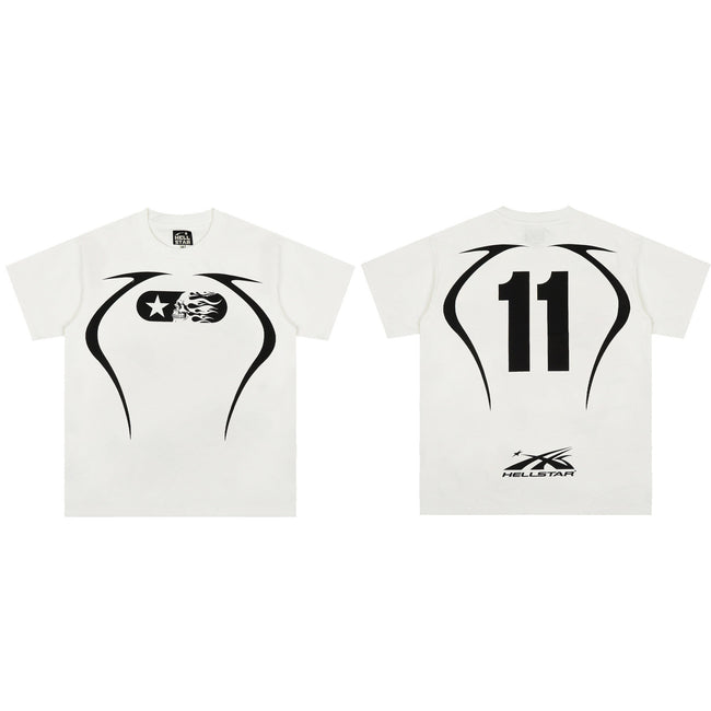HELLSTAR 11 Graphic T-Shirt – White Hover Image