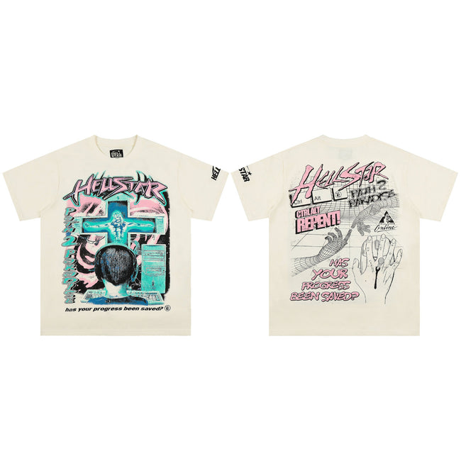 HELLSTAR Progress Saved Graphic T-Shirt Hover Image
