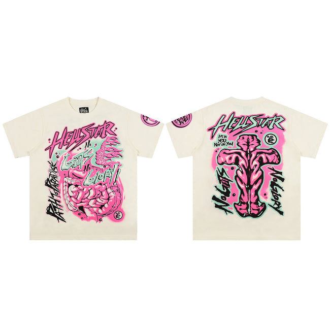 HELLSTAR Graphic T-Shirt – Anatomy Print Hover Image