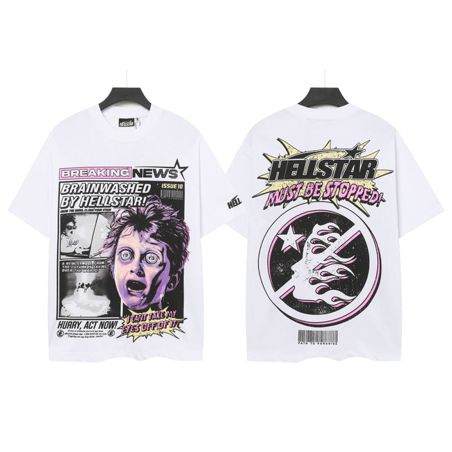 HELLSTAR Breaking News Graphic T-Shirt Hover Image