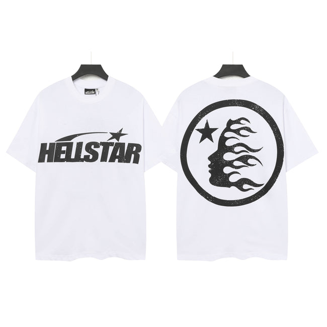 HELLSTAR Classic Logo Graphic T-Shirt – White Hover Image
