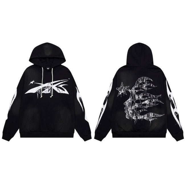 HELLSTAR Graphic Star Hoodie Hover Image