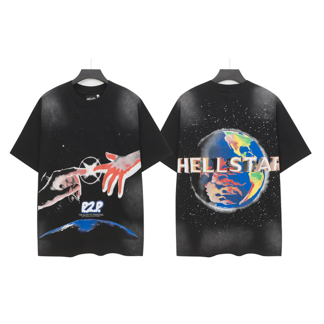 HELLSTAR The Path to Paradise Graphic T-Shirt – White Hover Image