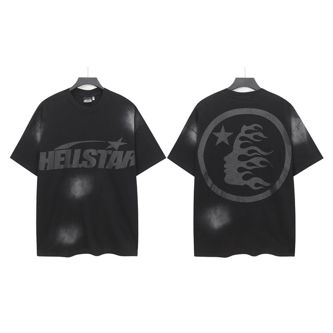 HELLSTAR Shadow Logo Oversized T-Shirt Hover Image
