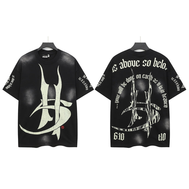 HELLSTAR Flame Graphic T-Shirt Hover Image
