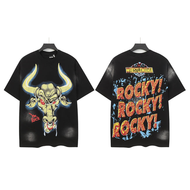 HELLSTAR Rock Bull Graphic T-Shirt Hover Image