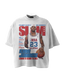 ShineNest Vintage Basketball Graphic Oversized T-Shirt