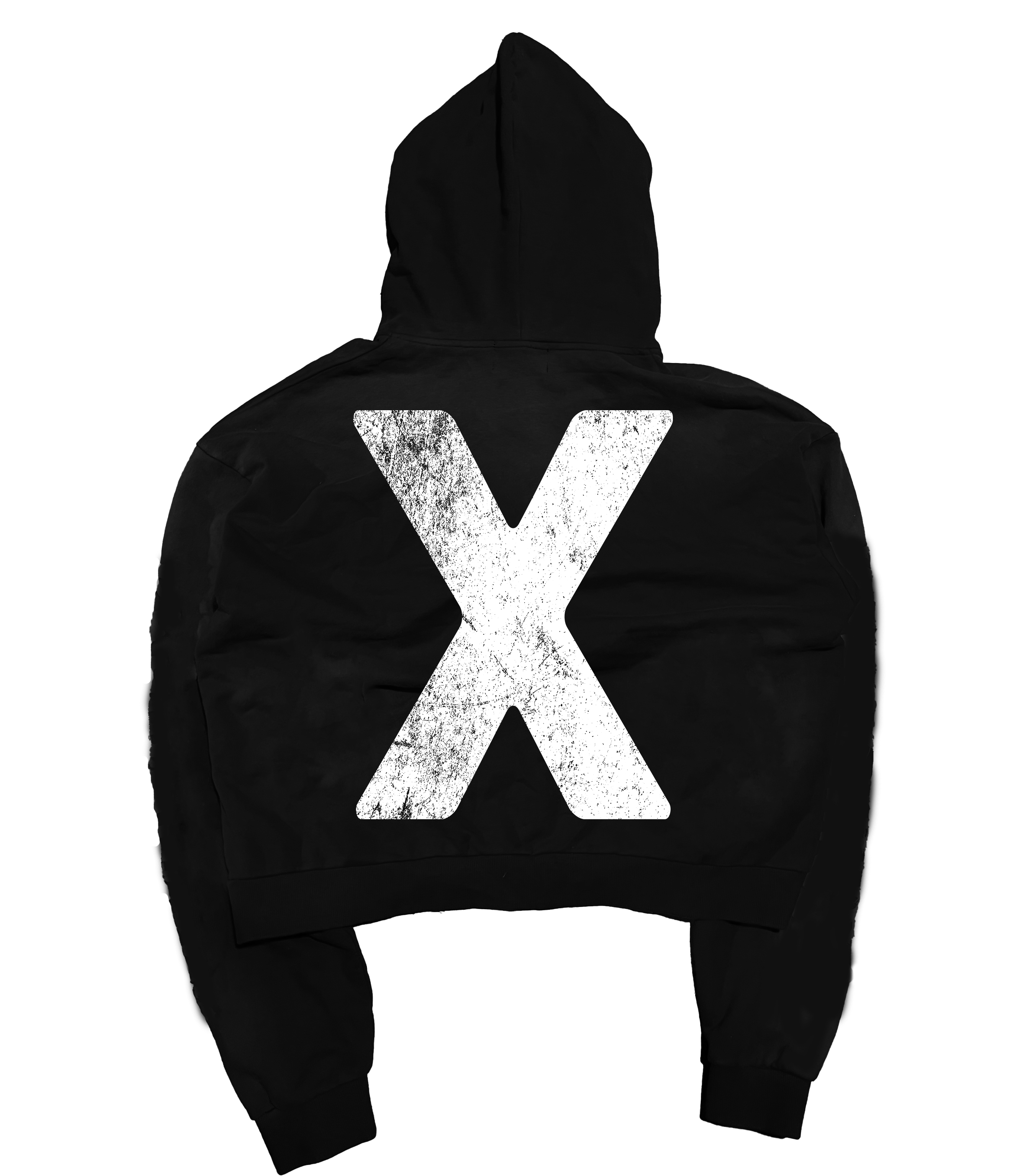 ShineNest Visionary Vintage Graphic Cropped Hoodie