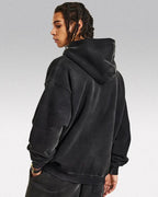 Acid wash hoodie "Lucid"