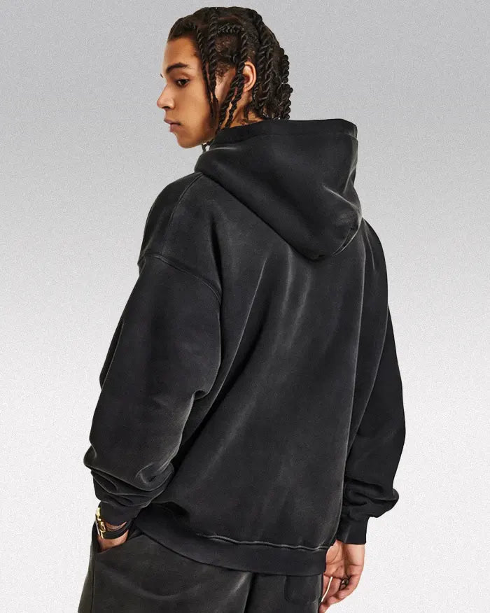 Acid wash hoodie "Lucid"