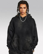 Acid wash hoodie "Lucid"