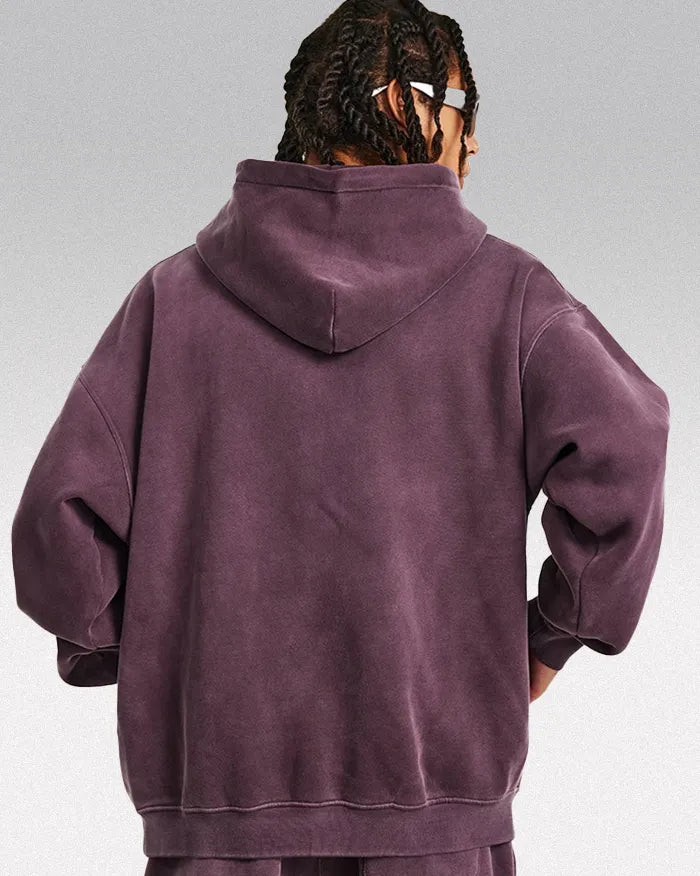 Acid wash hoodie "Lucid"