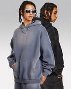 Acid wash hoodie "Lucid"