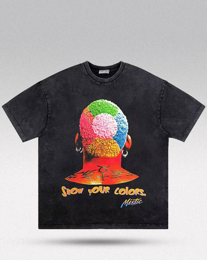Acid wash t-shirt "Dennis "