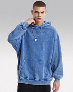 Acid washed hoodie "Chrono"