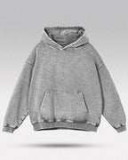 Acid washed hoodie "Chrono"