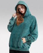 Acid washed hoodie "Chrono"